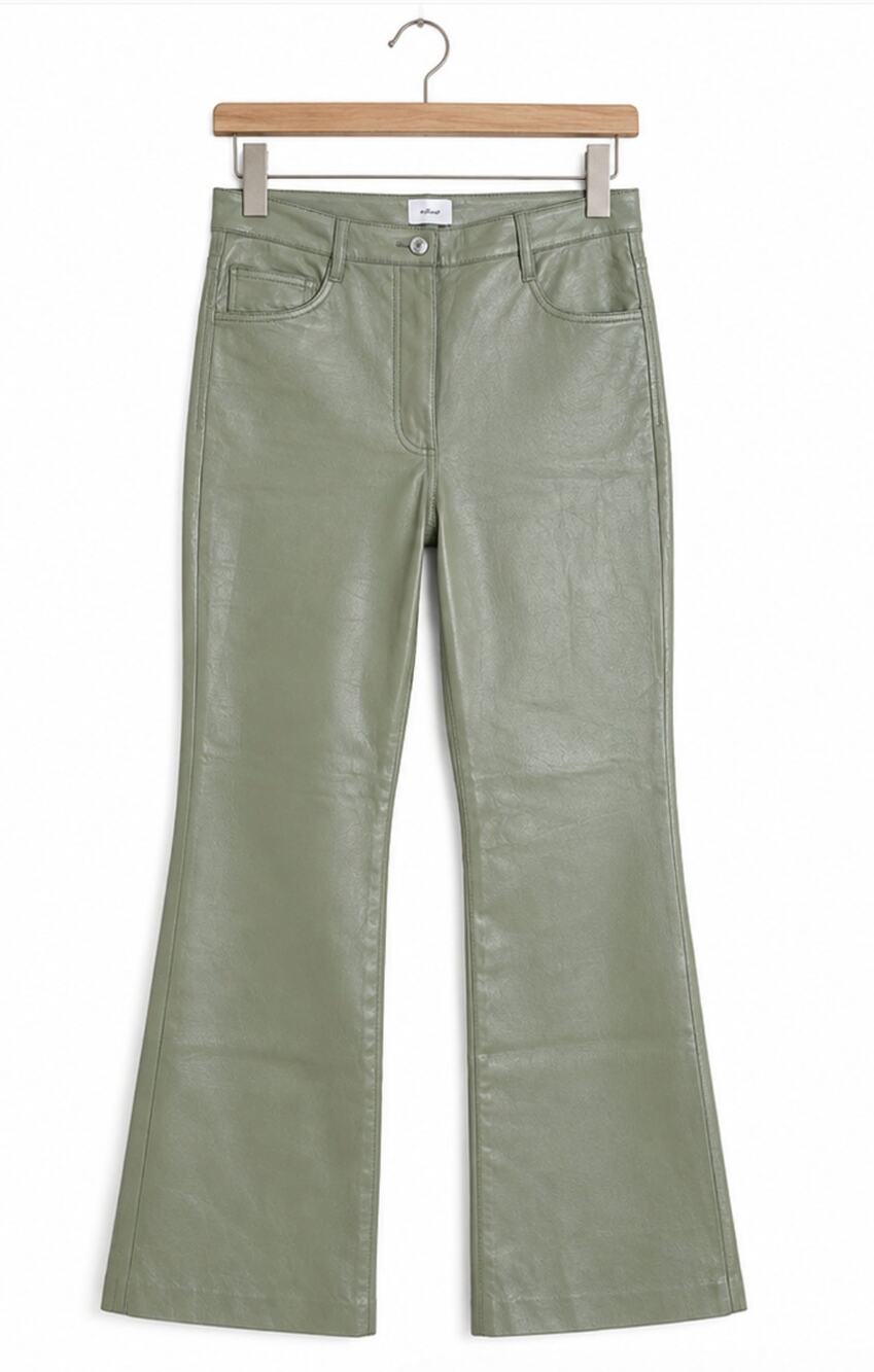 Wilfred "The Melina™ Flare Pant" Faux Leather Size 8
